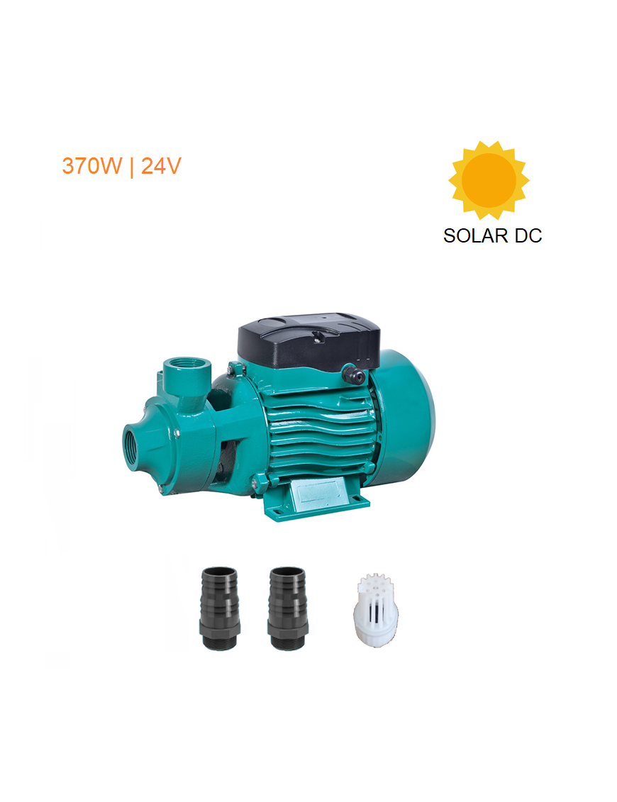 Bomba Centrifuga 370W 24V DC Aplicación Energía Solar