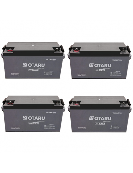 Pack 4 Bateria Ciclo Profundo Otaru 100A/h-12V GEL Deep Cycle