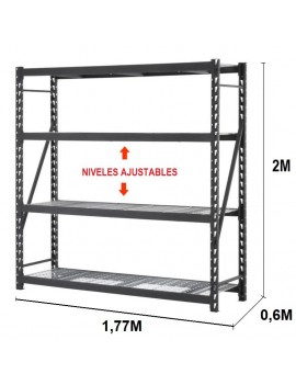 Estanteria Rack Profesional Industrial Wire Mesh