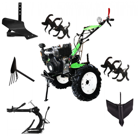 Motocultivador Diesel 11 hp Aro 12 Otaru PRO