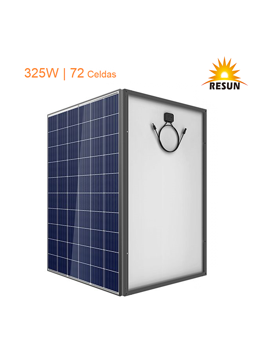 Panel Solar Fotovoltaico Policristalino 325w 24v 72 Celdas Certificado Sec Caja Individual