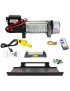 Winche Eléctrico Capacidad 12.000 lbs 12v DC Control Remoto Inalámbrico rampa