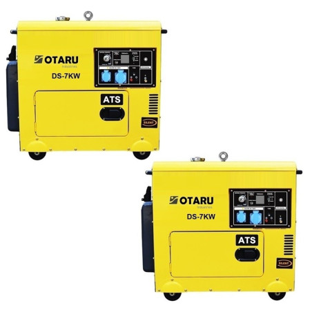 PREVENTA | PACK X 2 Generadores Diesel 7kw Cerrado Monofásico Otaru