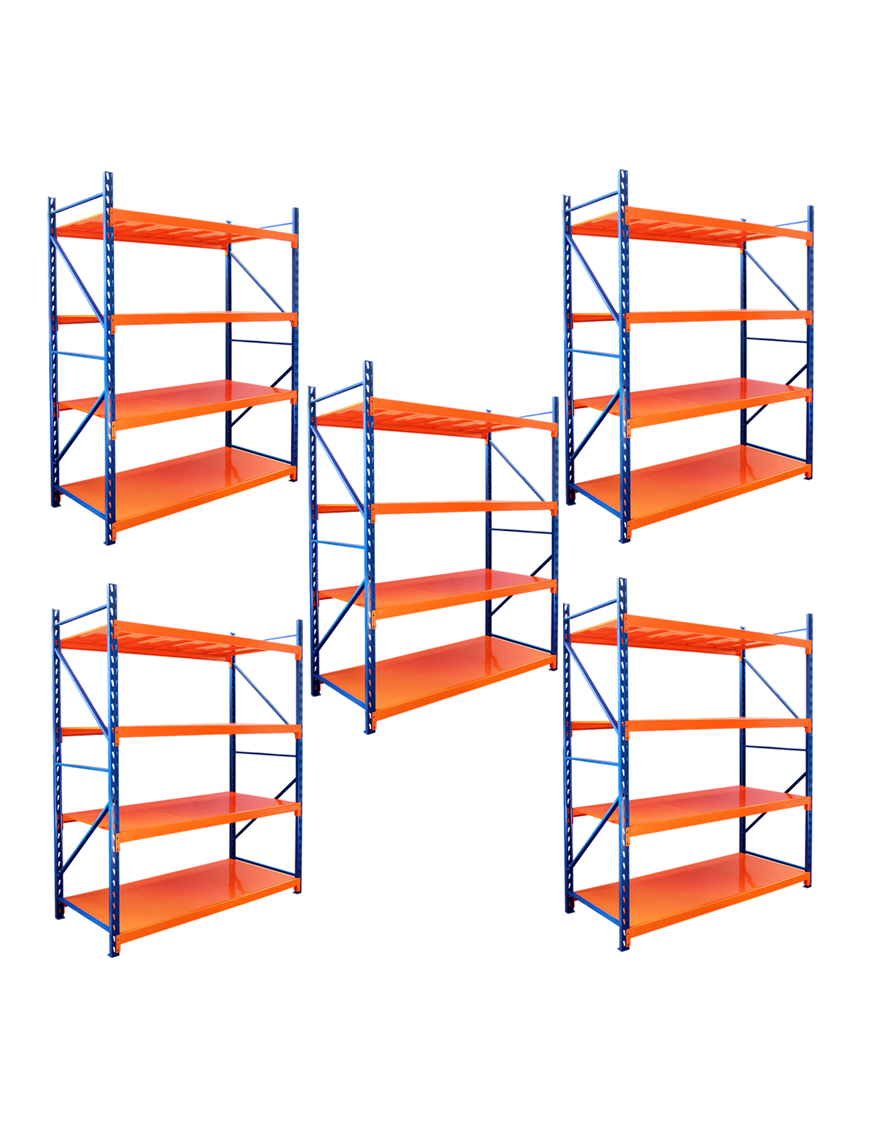 PREVENTA | PACK X 5 Estanterias Rack Profesional Industrial