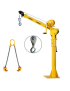 Tecle Grúa Pluma Manual Portátil Capacidad 500 Kg Levante