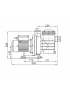 Bomba de Piscina 1.5HP 220v con Canastillo autocebante