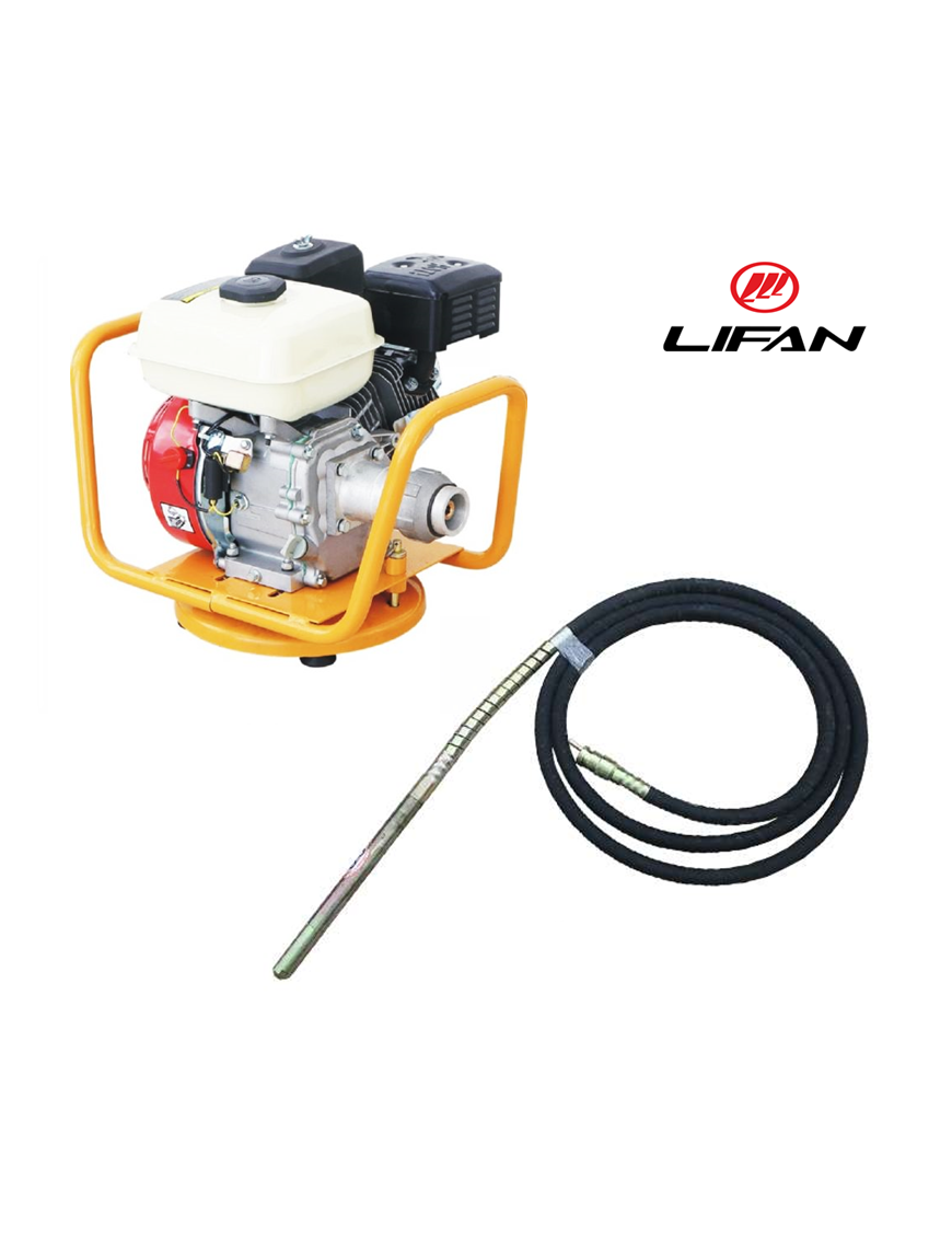 Sonda Vibradora Gasolina Lifan 6 mts 50mm