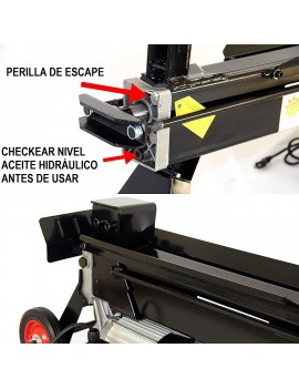 Astilladora Partidora Leña 5 Toneladas Eléctrico 220v