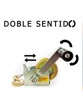 Tecle Manual Manivela Capacidad 544 Kg 1.200 Lbs