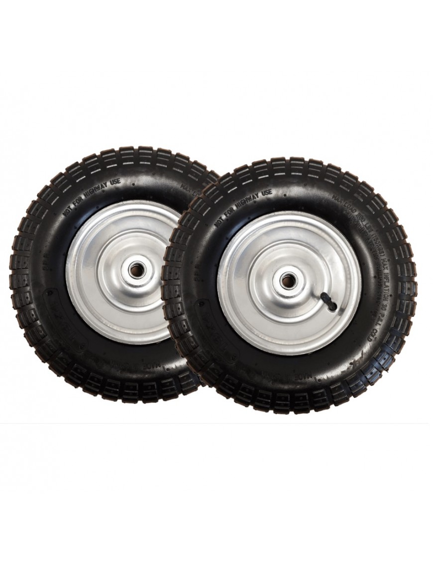 Pack x 2 Ruedas Multiproposito 13 pulgadas inflable 4.00-6 13x4