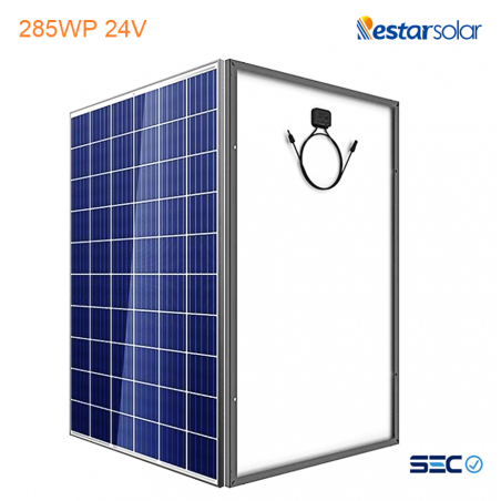 Panel Solar Fotovoltaico Policristalino 285w 24v 60 Celdas Certificado Sec Caja Individual