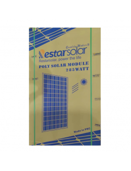 Panel Solar Fotovoltaico Policristalino 285w 24v 60 Celdas Certificado Sec Caja Individual