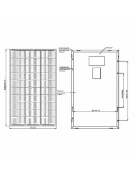 Pack x 4 Paneles Solar Fotovoltaico Policristalino 285w 24v 60 Celdas Certificado Sec Caja Individual