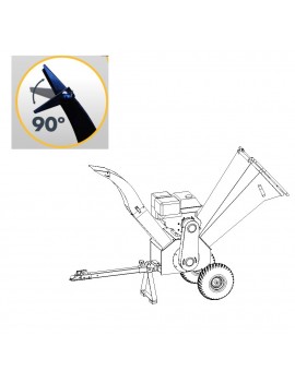 PREVENTA | PACK - Carrito y Chipeadora Profesional a Gasolina 15hp Ajustable OTARU