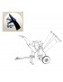 PREVENTA | PACK - Carrito y Chipeadora Profesional a Gasolina 15hp Ajustable OTARU