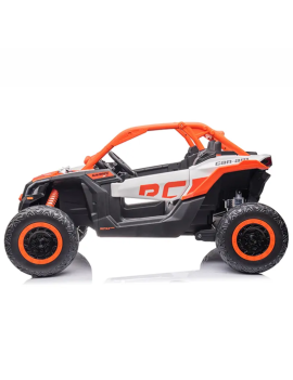 PREVENTA | Can-Am 4X4 Niño 24V Maverick RC UTV Ruedas EVA y Cuero
