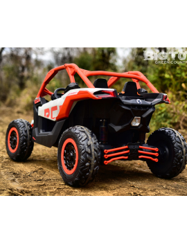 PREVENTA | Can-Am 4X4 Niño 24V Maverick RC UTV Ruedas EVA y Cuero