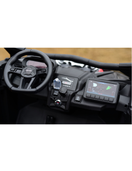 Can-Am 4X4 Niño 12V Maverick RS UTV Ruedas EVA