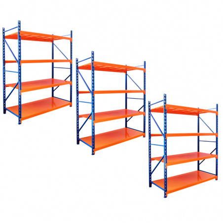 PACK X 3 Estanterias Rack Profesional Industrial