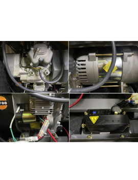 Generador Diesel 12kw Cerrado 220v Monofásico 2 Cilindros en V con Ruedas Otaru