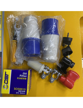 Generador Diesel 15KVA Cerrado 220v Monofásico 2 Cilindros en V con Ruedas Otaru