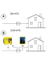 Generador Diesel 12kw Cerrado ATS 220v Monofásico 2 Cilindros en V con Ruedas Otaru