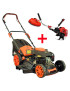 PACK - Cortacésped Otaru 20 pulgadas gasolina autopropulsada + Orilladora 52cc