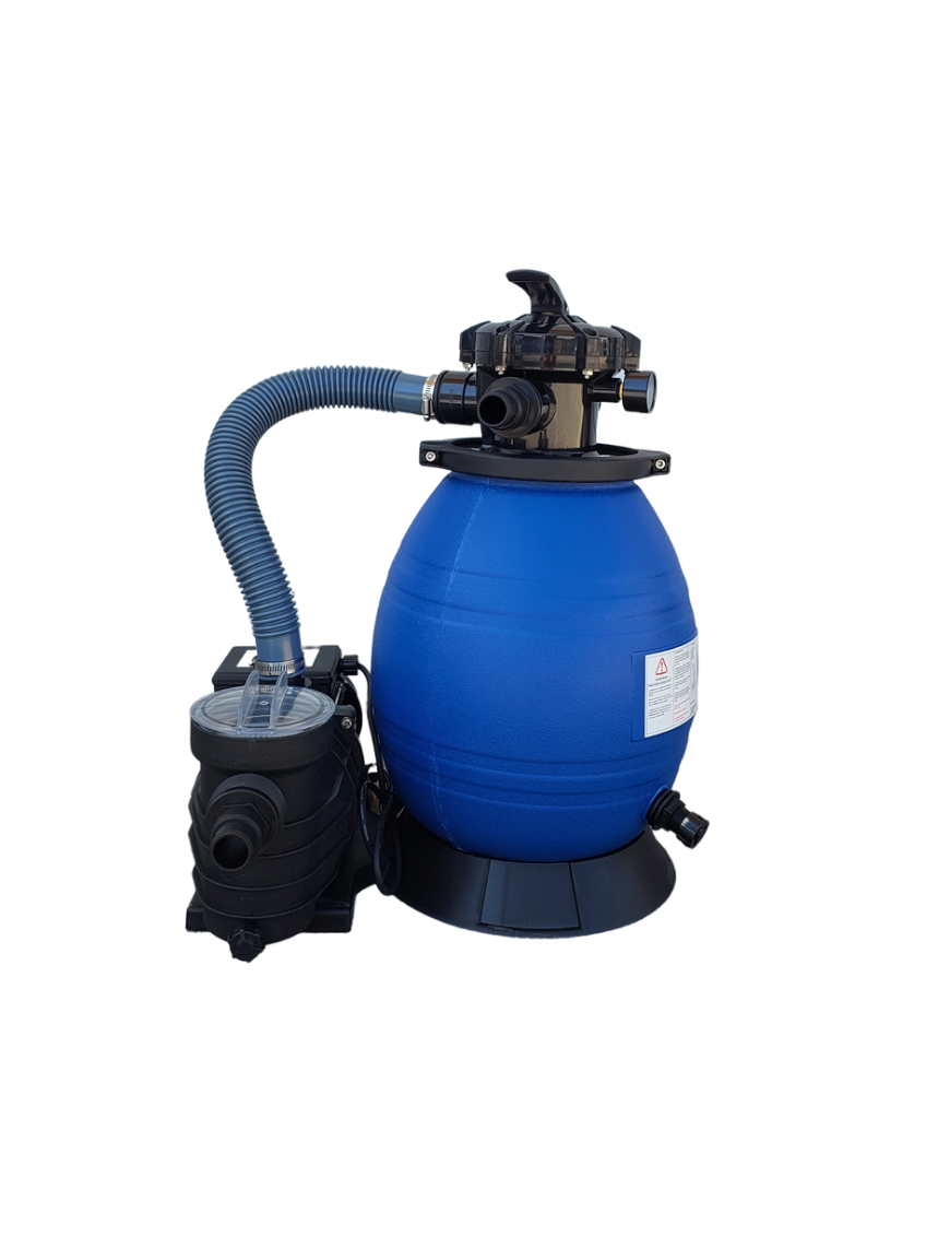Bomba Piscina 0.75HP + Filtro De Arena Kit Mantencion Piscina