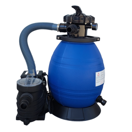 Bomba Piscina 0.75HP + Filtro De Arena Kit Mantencion Piscina