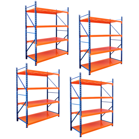 PACK X 4 Estanterias Rack Profesional Industrial
