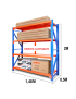 PACK X 4 Estanterias Rack Profesional Industrial