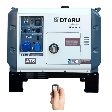 PREVENTA | Generador Diesel 7kw Cerrado Monofásico OTARU Control Remoto