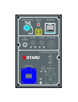 Generador Diesel 7kw Insonorizado Monofásico Otaru Control Remoto