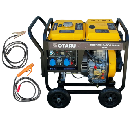 PREVENTA | Motosoldador Diesel 180A Monofásico Otaru Generador 2KW