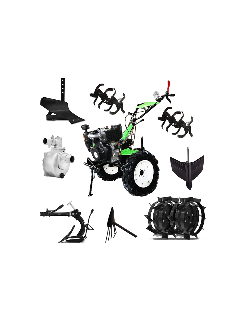 Motocultivador Diesel 11 hp Aro 12 Otaru ULTRA