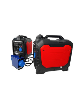 Kit 2 Generadores Inverter Gasolina total 4,6kw + Caja de conexión paralela