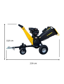 PREVENTA | Chipeadora Profesional a Gasolina 15hp Ajustable Loncin 6" Yamagata