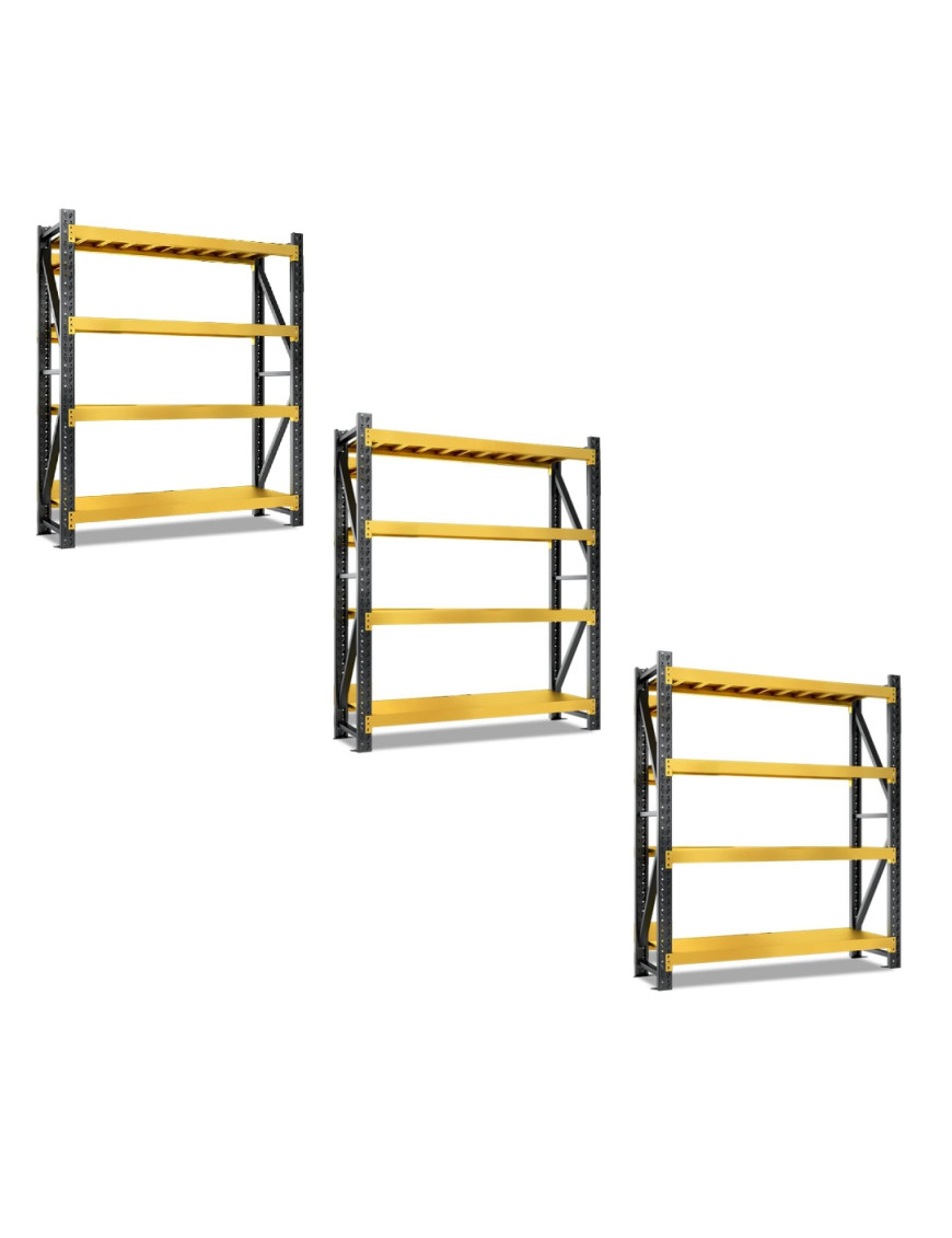 PACK X 3 Estantería Rack Profesional Industrial (400kg)