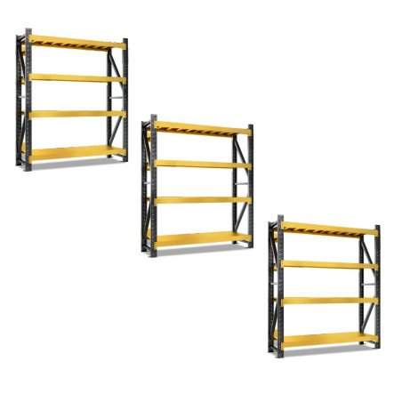 PACK X 3 Estantería Rack Profesional Industrial (400kg)