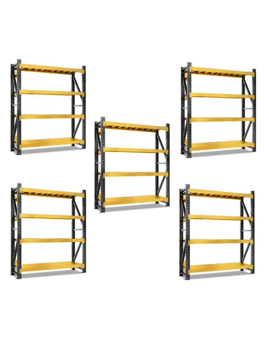 PACK X 5 Estantería Rack Profesional Industrial (400kg)
