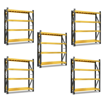 PACK X 5 Estantería Rack Profesional Industrial (400kg)
