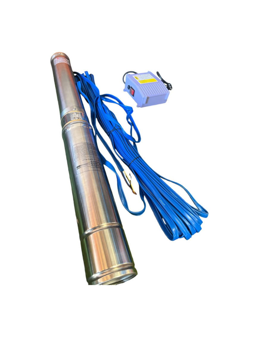 Bomba Sumergible Pozo Profundo 1.5HP 4 Pulgadas