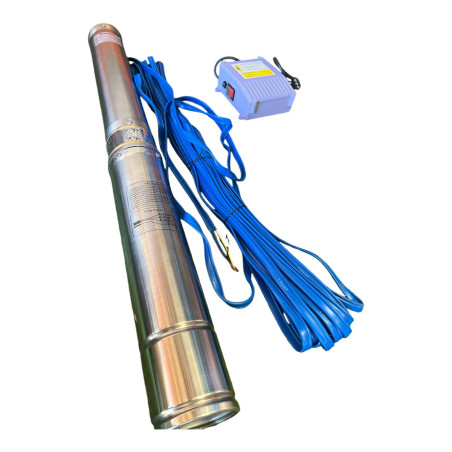 Bomba Sumergible Pozo Profundo 1.5HP 4 Pulgadas