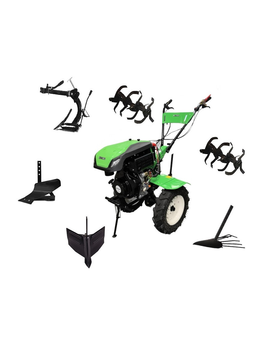 Motocultivador Diesel 13 Hp 499cc Aro 12 Otaru PRO
