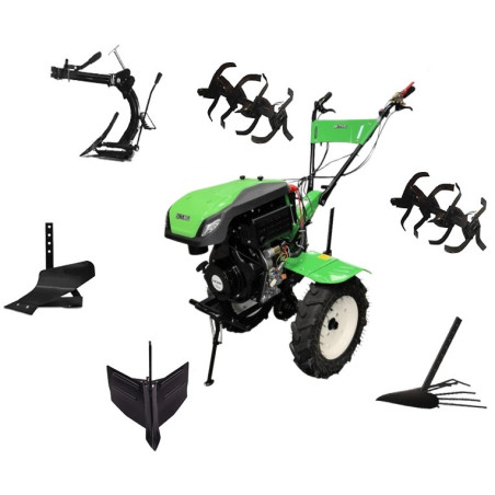Motocultivador Diesel 13 Hp 499cc Aro 12 Otaru PRO
