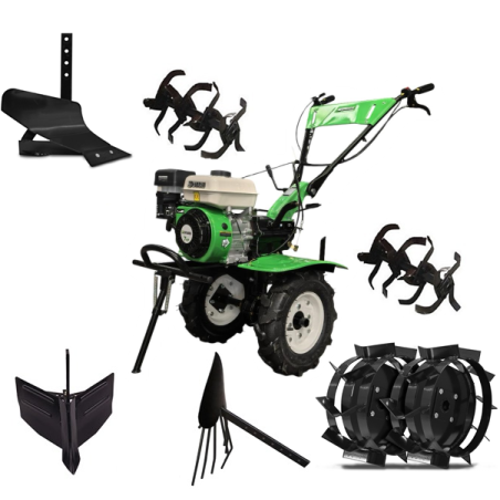 Motocultivador Gasolina  7 hp 212cc Aro 10 Otaru FULL