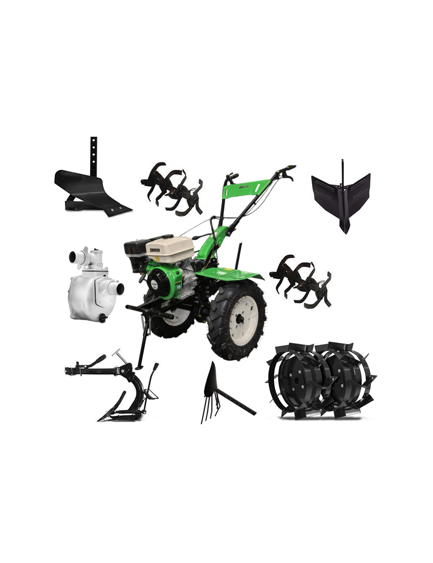 Motocultivador Gasolina  9 hp 270cc Aro 12 Otaru FULL