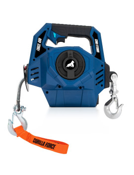 G-Force 400 Winche portátil con batería litio bloqueo & desbloqueo (piola sintética 12mts)