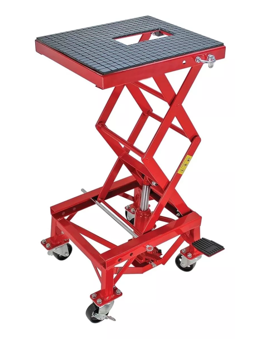 Elevador Hidráulico Motocicletas 125kg 4 ruedas