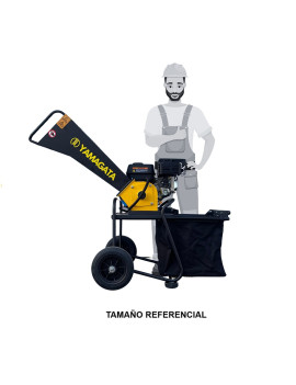 PACK - Chipeadora Hogar a Gasolina 6.5hp Ajustable Loncin 2" + Motosierra litio 16" Cadena Oregon